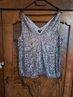 Pailletten Top Shirt schick edel elegant Gr 42 Bayern - Triftern Vorschau