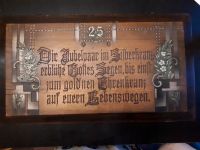 Original. VINTAGE, Holzbild mit Segenswunsch zur Silberhochzeit Nordrhein-Westfalen - Brilon Vorschau