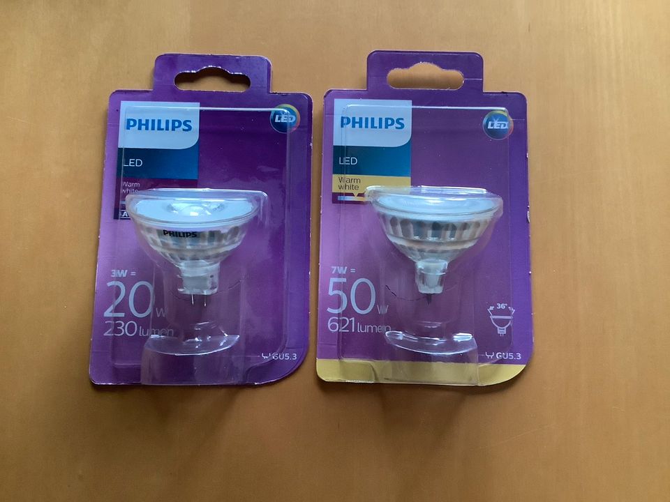 Philips LED Leuchtmittel Konvolut für E27,E14,GU5.3,G4 in Ellerbek