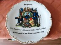 Militärischer Teller Kaiserzeit 1908, guter Zustand Niedersachsen - Schwanewede Vorschau