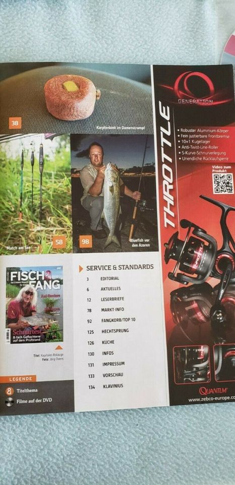 Fisch & Fang Zeitschrift 9/ 2017 Neuwertig mit DVD in Guntersblum