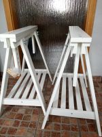 2 Ikea Tischböcke Holz Weiß TOP ! Hessen - Biblis Vorschau