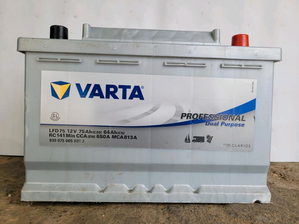 VARTA LFD75 Autobatterie Batterie 12V 75Ah 650A (EN) *wie NEU * in Essen