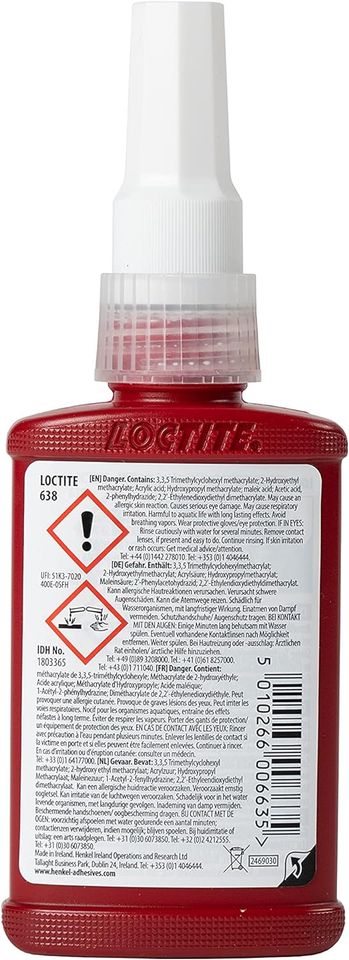 LOCTITE 638, hochfester Kleber für Welle-Nabe-Verbindungen in Karben