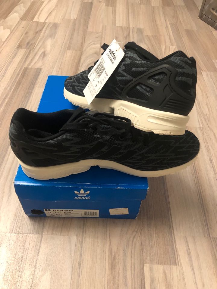 Adidas ZX Flux Weave 46 2/3 Neu Schwarz in Herne