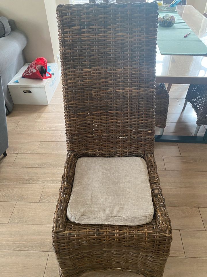 Rattan Esszimmerstühle in Aken