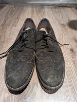 Mishumo Broque Schuhe Suede Leder Schwarz Gr. 45 Leipzig - Plagwitz Vorschau