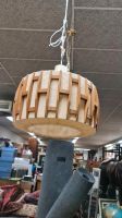 Holz, Jute, Mid Century Lampe aus Belgien. Bayern - Frensdorf Vorschau