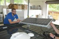 Wohnmobil Solar-Panel Nachrüstung Anbau Zubehör Nordrhein-Westfalen - Beverungen Vorschau