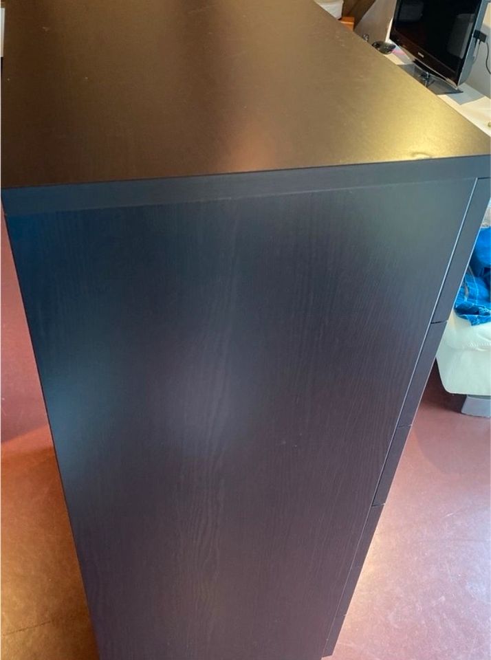 Schubladenelement Sideboard IKEA braun/schwarz Kommod in Freigericht