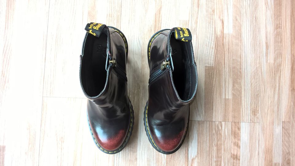 DR. MARTENS "Magdalena" Stiefeletten Boots NEU 36 cherry red in Neuss