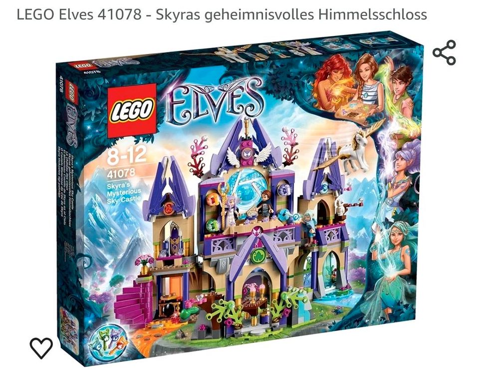 Lego Elves Skyras Himmelsschloss 41078 in Waldmünchen