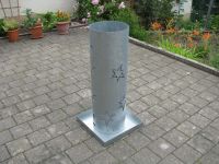 Feuersäule aus verzinktem Stahlblech mit Sternmotiv Baden-Württemberg - Donaueschingen Vorschau