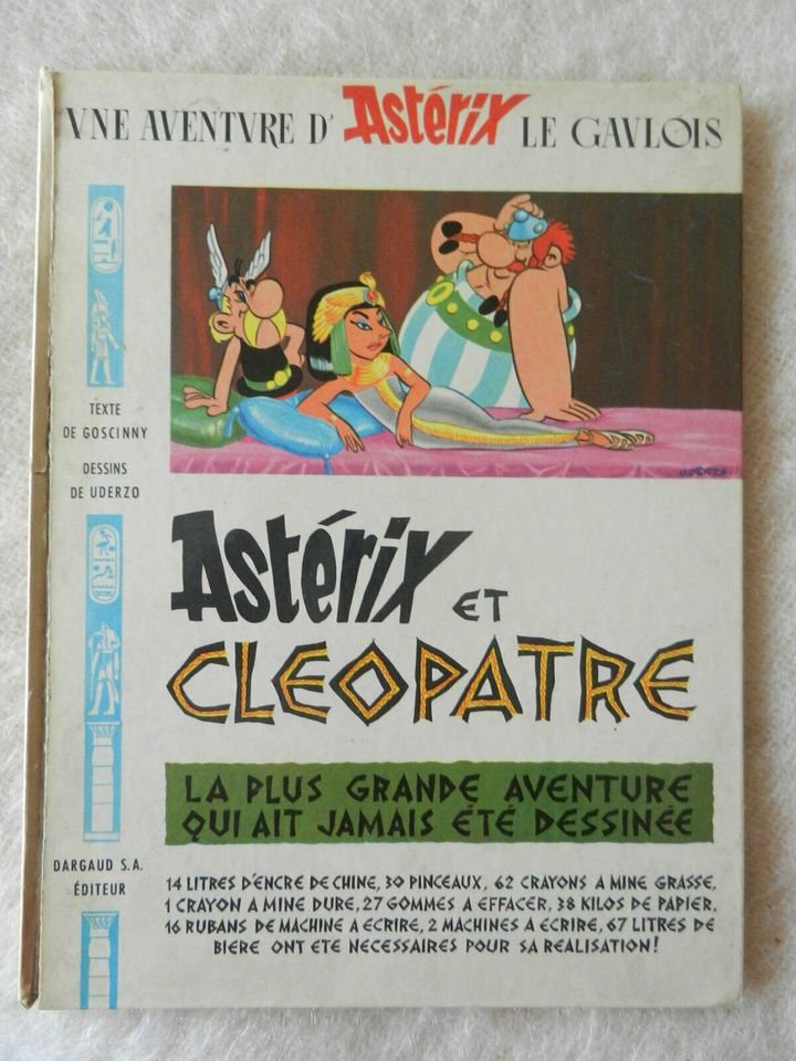 Astérix Comic (Cleopatre) in franz. Sprache, Hardcover in Kirchenlamitz