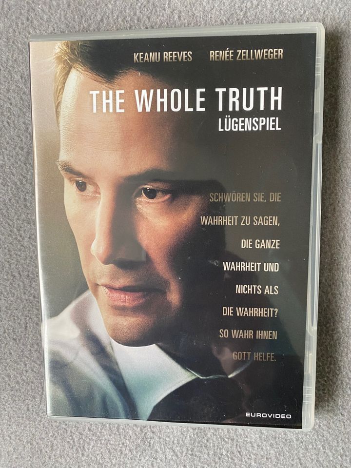 The Whole Truth  Lügenspiel  Keanu Reeves  DVD  sehr Gut in Schwerin