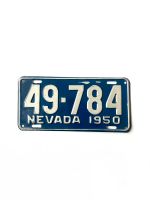 1950 Kennzeichen Nummernschild NEVADA original USA hot rod Stuttgart - Stuttgart-West Vorschau