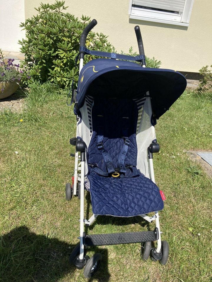 MacLaren Buggy Volo White Nautical Stripe Blau superleicht wendig in Duisburg