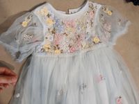 Next Cocktailkleid party dress mit Blumen Mädchen Gr. 110 türkis München - Untergiesing-Harlaching Vorschau