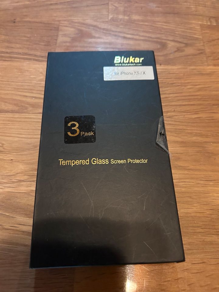 2 statt 3x tempered Glass iPhone XS/X in Rahden