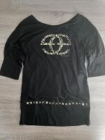 T-shirt gold schwarz Nieten Marc Ecko 3/4 Ärmel Bayern - Bischbrunn Vorschau