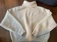 Rollkragen Pullover mit Perlen S  weiß / Creme Bayern - Kaufbeuren Vorschau