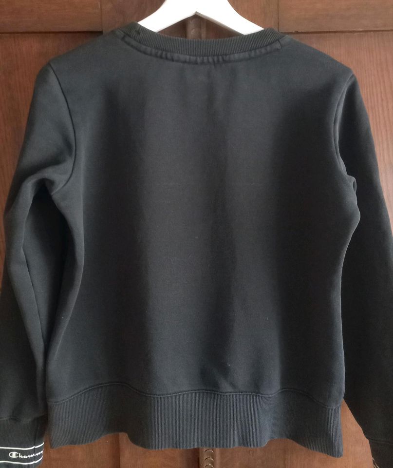 Champion Pullover Sweatshirt Schwarz M in Aichwald