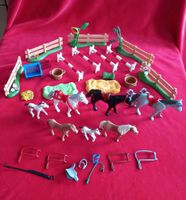 Playmobil Pferdehof 3 Pferde + 2 Pony + 2 Fohlen Hindernisse Zaun Nordrhein-Westfalen - Bornheim Vorschau