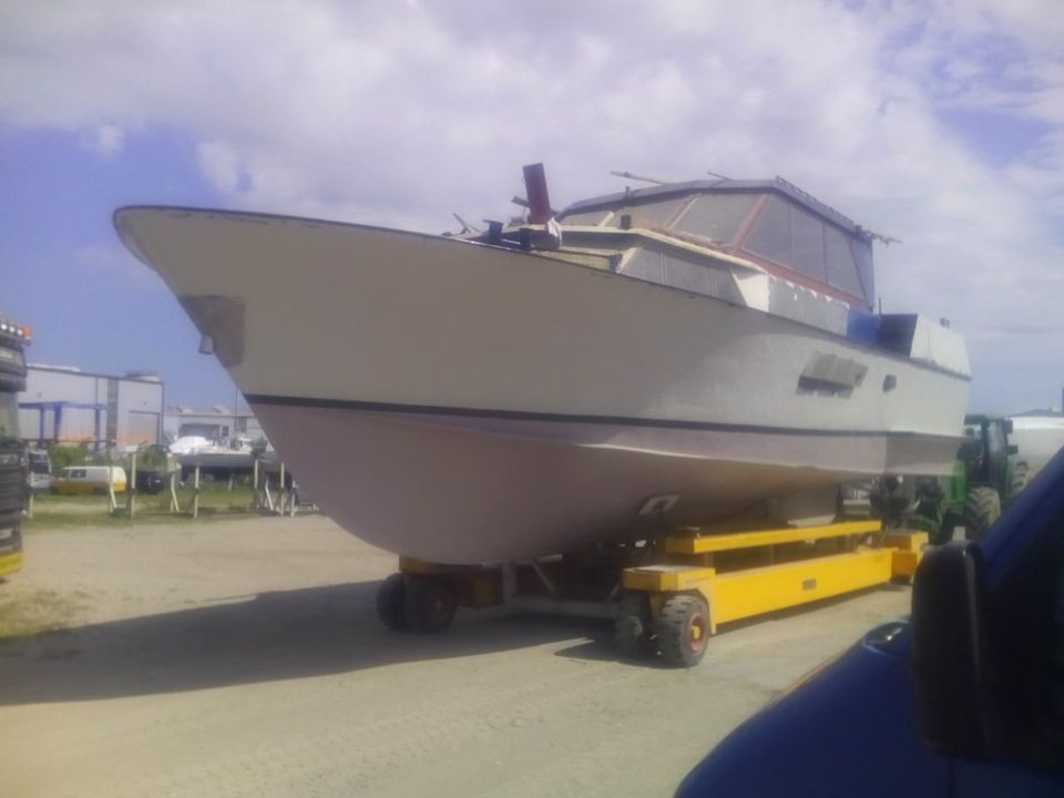 Motoryacht 14 x 4m, Werftbau Müller Hameln, zum ausbauen in Wolgast