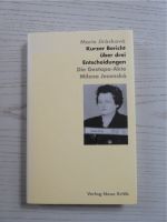 Marie Jiraskova: Kurzer Bericht über drei Entscheidungen. Rheinland-Pfalz - Mainz Vorschau