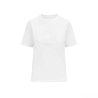 BMW Damen T-Shirt Embossed Logo Geprägt Jersey Weiß Shirt Hessen - Fulda Vorschau