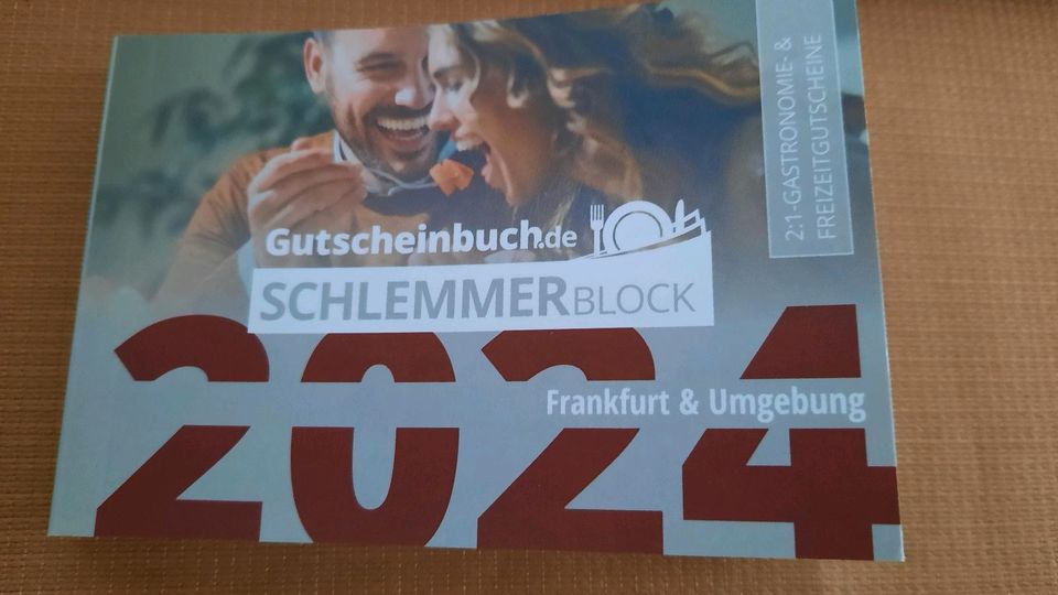 Gutscheinbuch - Schlemmerblock 2024 FFM in Mühlheim am Main