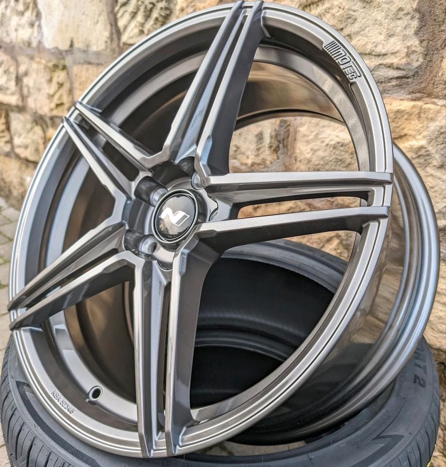 8,6KG Motec Leichtbau 8,5x19 5x114,3 Hyundai i30N Performance i30 in Finkenbach-Gersweiler