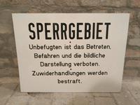 orig. DDR Grenzschild Top Zustand Sachsen - Dohna Vorschau