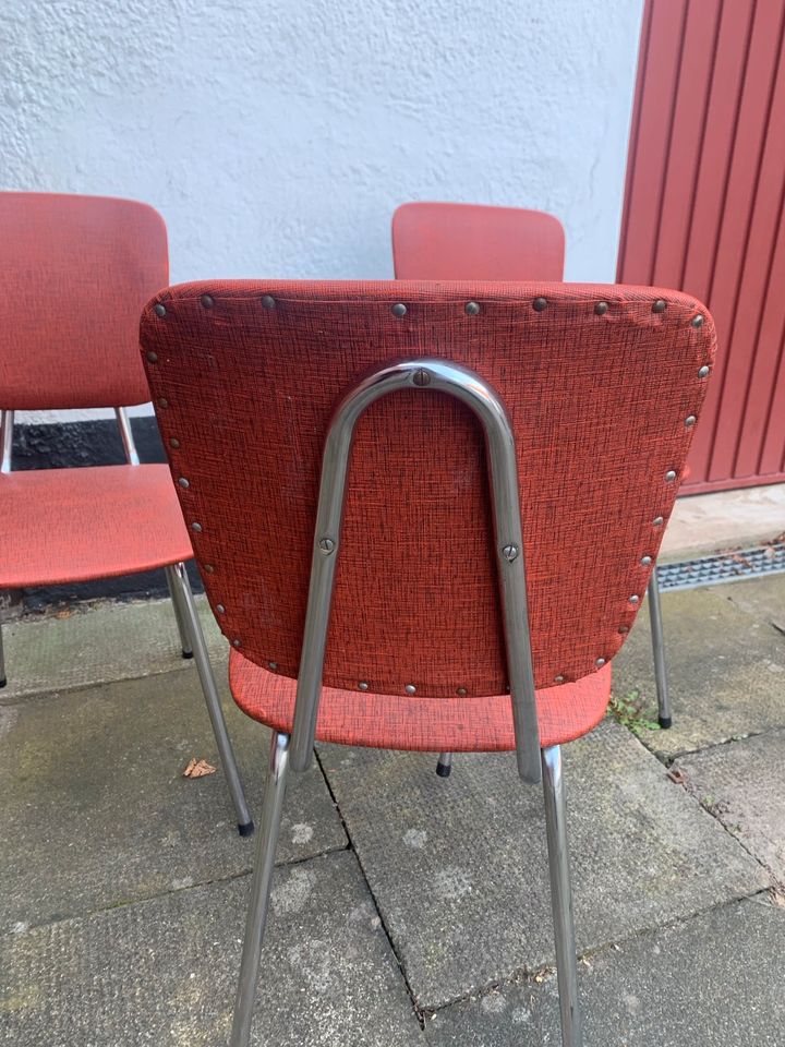 Stuhl chair 50er Küche Zimmer Tisch table mid century Sitz Wohnen in Leipzig