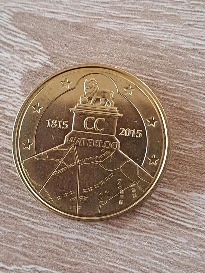 Münze Belgien Schlacht bei Waterloo Belgie Euro 2,50 € in Kevelaer