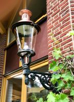 Schöne große alte gusseiserne Wandlampe mit Glaselement + Kupfer Nordrhein-Westfalen - Lotte Vorschau
