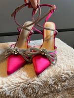 Schicke Pumps mit Glitzer pink 38 Niedersachsen - Fürstenau Vorschau