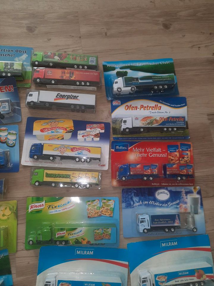 36 orig. verpackte Werbetrucks, 1:87, inkl. Actros Plus in Teltow