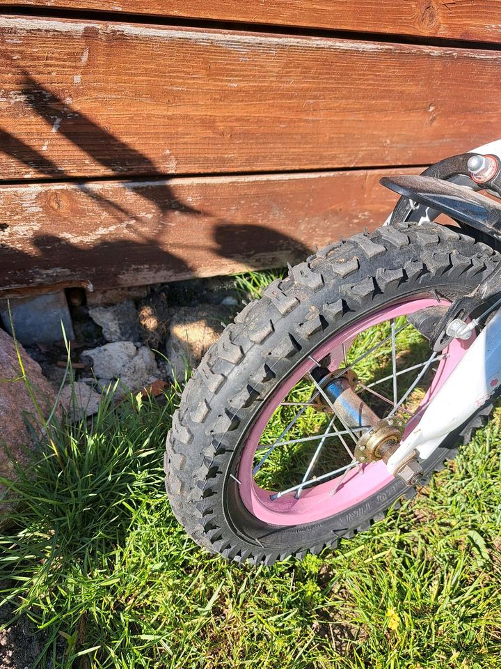 Kinderfahrrad 12 Zoll mit Stützrädern von HUDORA in Quellendorf