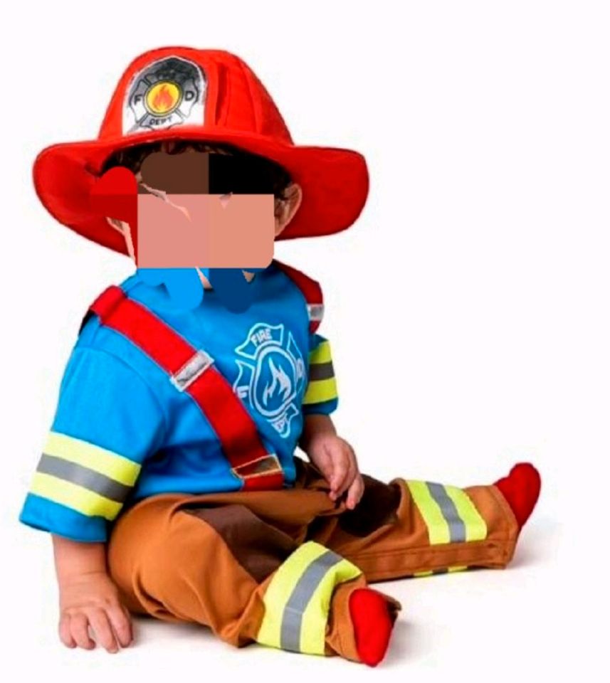 Kostüm Feuerwehr 92 18-24 Monate in Horn-Bad Meinberg