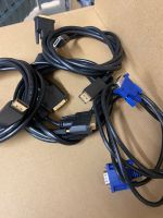 Diverse Monitor Kabel DVI HDMI DisplayPort VGA Bayern - Kleinostheim Vorschau