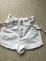Paperbaghose von H&M weiß Hessen - Biblis Vorschau