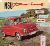 NSU Prinz III | Reklameblatt | Werbeblatt | ca. 1960-62 Bayern - Marktoberdorf Vorschau