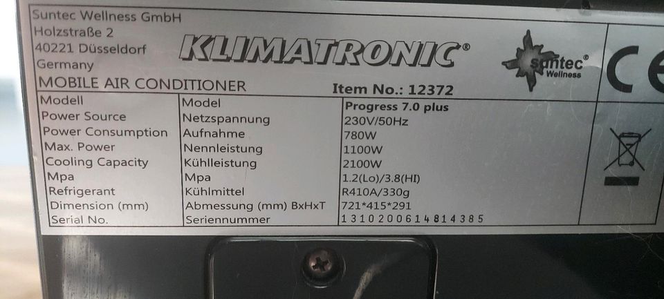 Klimaanlage zu verkaufen in Dürmentingen