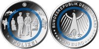 Münzen 10 €  Polizei 2024 suche A biete J Baden-Württemberg - Walldorf Vorschau