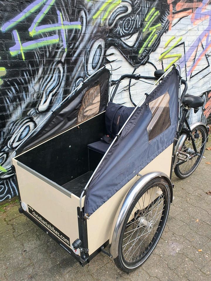 Christiania bike Light lastenrad kindertransport in Hamburg