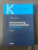 Kurzvortrag im Assessorexamen Arbeitsrecht (Vahlen) 7. Auflage Frankfurt am Main - Sachsenhausen Vorschau