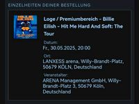 Verkaufe 1x Billie eilish Ticket in köln  Premium Seat Niedersachsen - Ganderkesee Vorschau