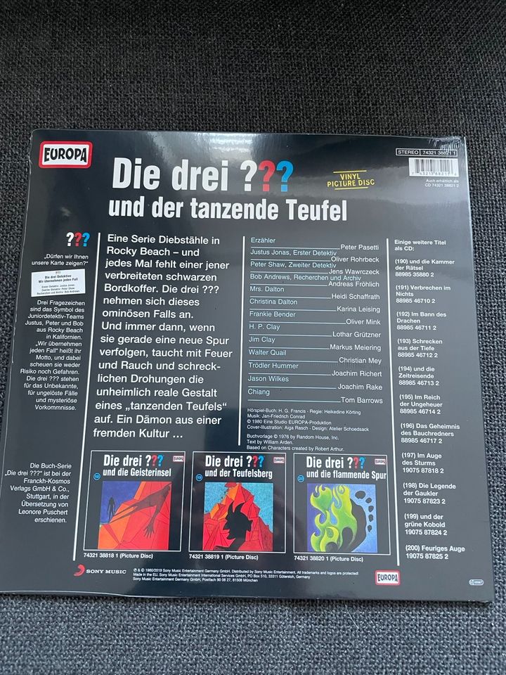 Die drei Fragezeichen ...und der tanzende Teufel Picture Vinyl in Braunschweig