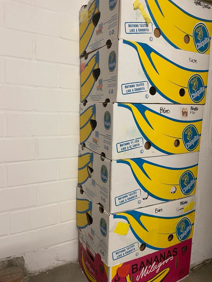 Bananenkartons in Köln